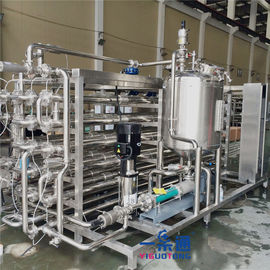 दूध यूएचटी स्टेरलाइजेशन मशीन / पूर्ण स्वचालित प्लेट स्टेरिलिज़र मशीन