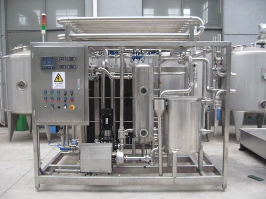दूध और जूस के लिए 0.5 - 50 टी/एच पाश्चराइजिंग मशीन