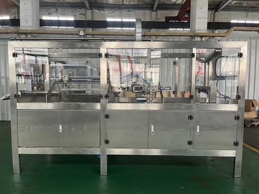पीएलसी के साथ पूर्ण स्वचालित एसेप्टिक बीआईबी फिलर 2L/10L/20L निरंतर बैग इन बॉक्स जूस/दूध/तेल भरने की मशीन के लिए