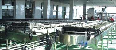 ताजा रस / पेय उत्पादन संयंत्र के लिए गर्दन टिल्टिंग बोतल स्टेरिलिज़र मशीन