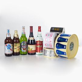 बोतलों के लिए अनुकूलित चिपकने वाला पैकेजिंग लोगो रोल स्टिकर लेबल