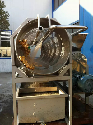 पूर्ण गाजर प्रसंस्करण लाइन सब्जी उद्योग के लिए गाजर/अदरक/बीट उत्पादन संयंत्र SUS304/316