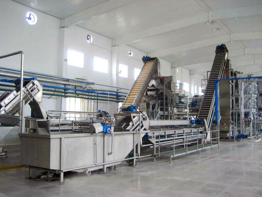 वन-स्टॉप सर्विस कस्टमाइज्ड 1000-30000l/H आम प्रसंस्करण लाइन पीएलसी आम दाल उपकरण के साथ आम रस/सॉस/जम मशीन