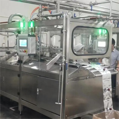 पूरी तरह से स्वचालित बीआईबी बॉक्स इन बैग एल्यूमीनियम पन्नी बैग फलों के दाल के लिए एसेप्टिक भरने की मशीन पेस्ट जाम दूध