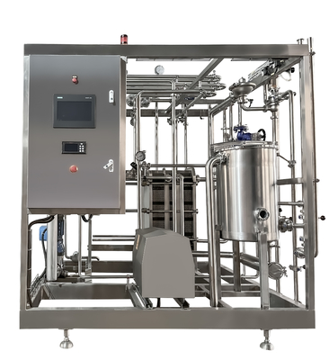 500-20000l/H अनुकूलित क्षमता पाश्चराइजेशन स्टरलाइजर स्टेनलेस स्टील304/316 पीएलसी के साथ पाश्चराइजर मशीन