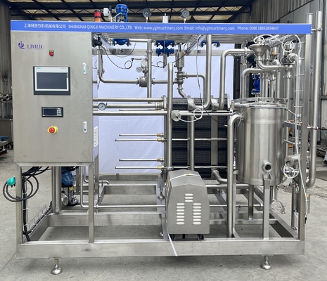 अनुकूलन क्षमता 500-20000l/h नारियल प्रसंस्करण लाइन के लिए पाश्चराइजर नारियल का पानी / नारियल का दूध