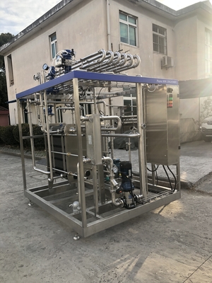 अनुकूलन क्षमता 500-20000l/h नारियल प्रसंस्करण लाइन के लिए पाश्चराइजर नारियल का पानी / नारियल का दूध
