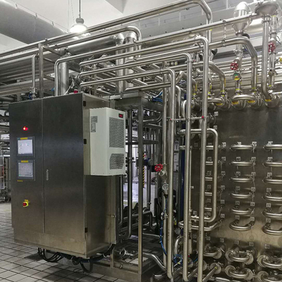 कस्टम उच्च कुशल नसबंदी चिली सॉस के लिए यूएचटी नसबंदी चिली प्रसंस्करण लाइन पूर्ण स्वचालित पीएलसी के साथ