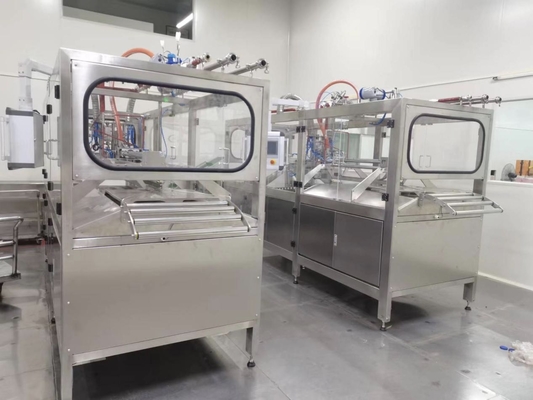 उच्च लागत प्रदर्शन पूर्ण स्वचालित एसेप्टिक बीआईबी भरने की मशीन 1-25L के लिए बॉक्स में निरंतर बैग नारियल दूध भरने की मशीन