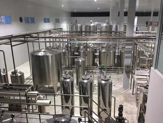 उच्च गुणवत्ता वाली यूएचटी दूध उत्पादन लाइन 500-20000L/H पूर्ण स्वचालित यूएचटी दूध प्रसंस्करण संयंत्र के लिए अनुकूलित समाधान