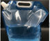Foldable लंबी पैदल यात्रा 5l 10l प्लास्टिक पानी पाउच